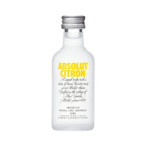Absolut Citron Vodka 5cl 50ml
