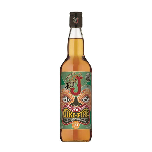 Admiral Vernon’s Old J Tiki Fire Rum 70cl 700ml