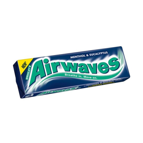 Airwaves Menthol & Eucalyptus Sugarfree Chewing Gum