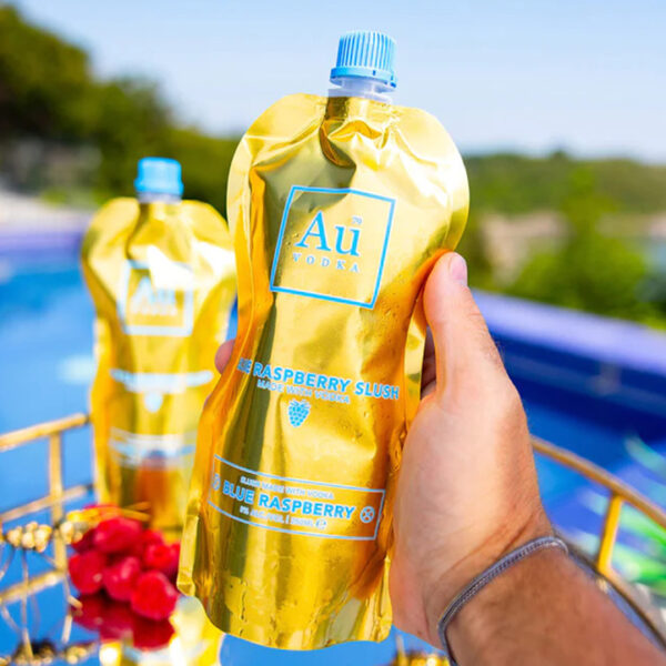 Au Blue Raspberry Vodka Pre Mixed Slush Packs 250ml