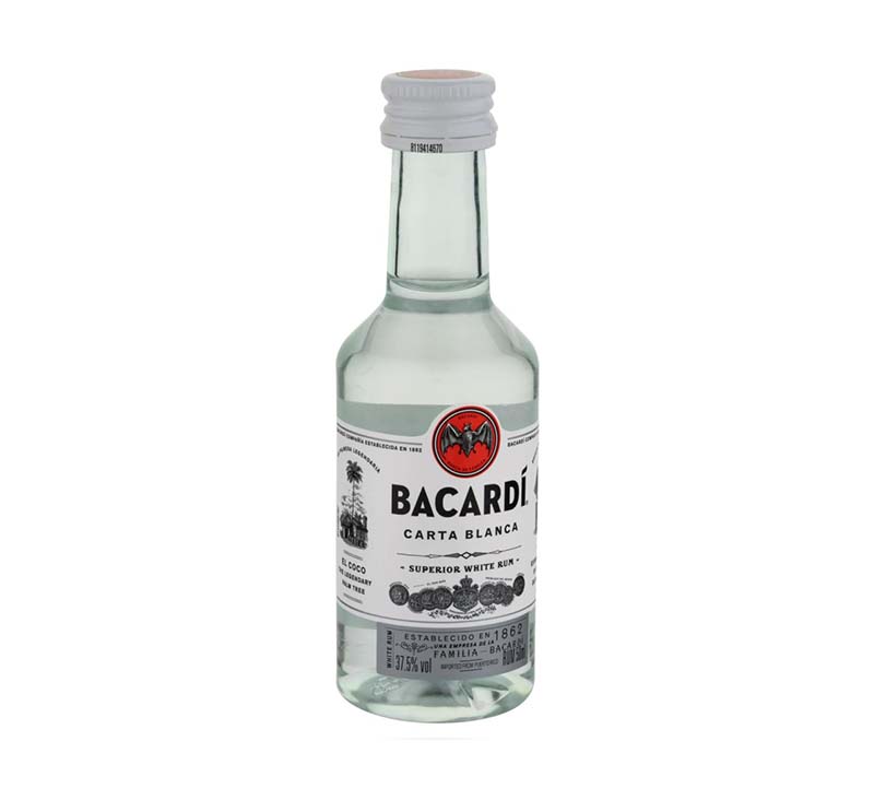 Bacardi Carta Blanca Superior White Rum 5cl 50ml