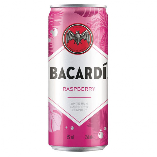 Bacardi Raspberry Rum RTD 250ml