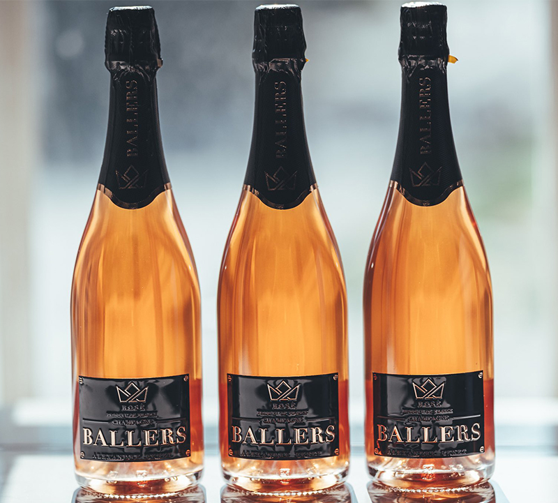 Ballers Rosè Champagne 75cl 750ml