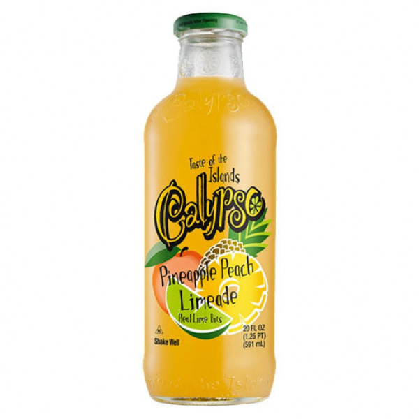 Calypso Pineapple Peach Limeade 473ml