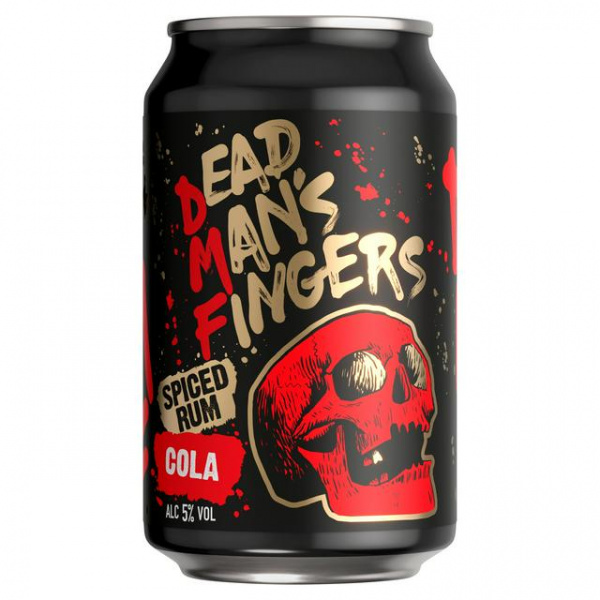 Dead Man’s Fingers Spiced Rum & Cola RTD 330ml