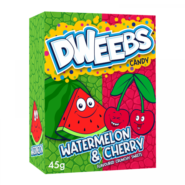 Dweebs Watermelon & Cherry Candy 45g