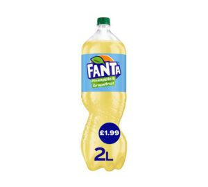 Fanta Pineapple & Grapefruit 2L PMP £1.99