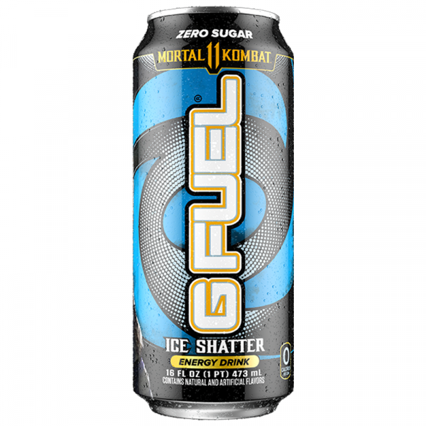 G Fuel Mortal Kombat Ice Shatter Energy Drink Zero Sugar 473ml