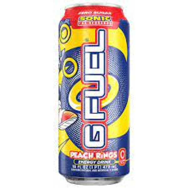 G Fuel Peach Rings Energy Drink Zero Sugar 473ml