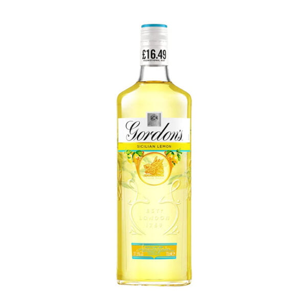 Gordon’s Sicilian Lemon Distilled Gin PM 70cl 700ml