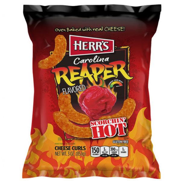 Herr’s Carolina Reaper Cheese Curls (184g)