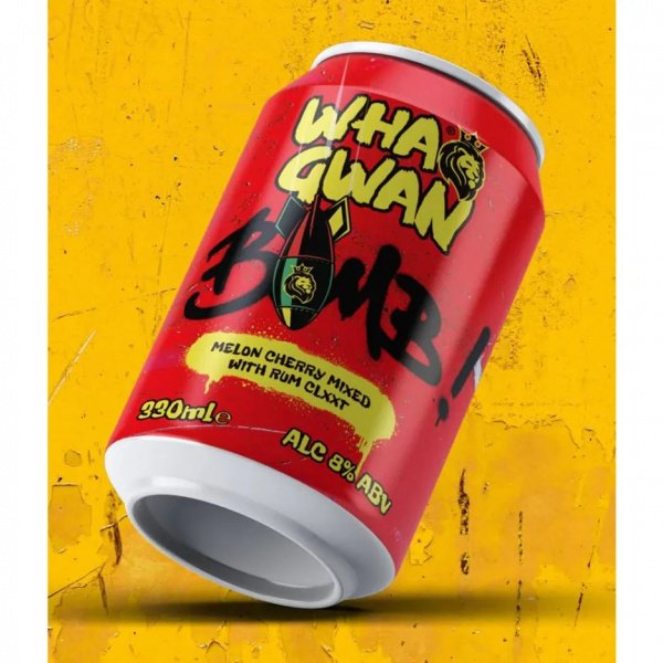 Wha Gwan Bomb Melon Cherry Rum Clxxt RTD 330ml