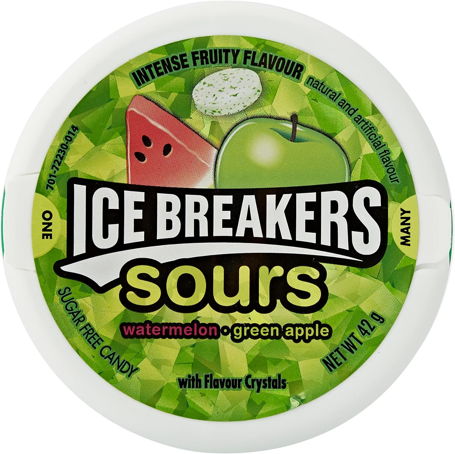 Ice Breakers Watermelon & Green Apple Sours 42g Ice Breakers Watermelon & Green Apple Sours 42g