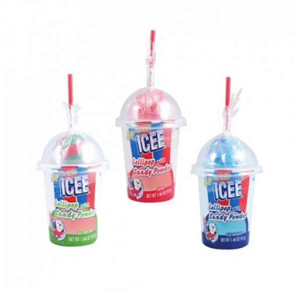 Icee Dip-N-Lik lollipop With Candy Powder