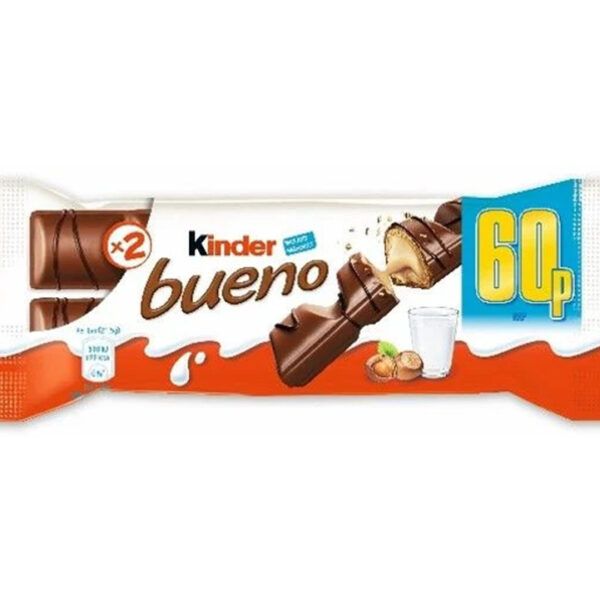 Kinder Bueno Twin Bars PM 60p 43g