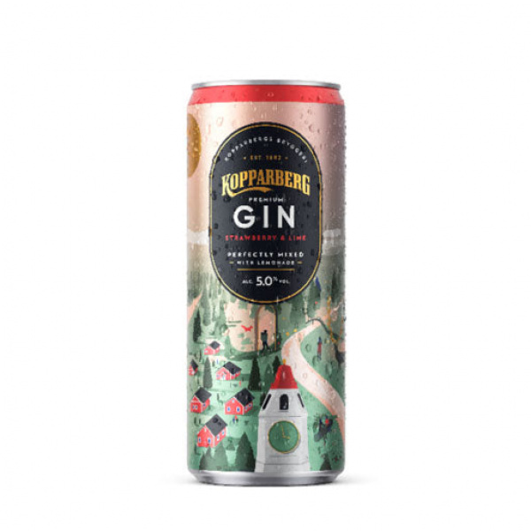 Kopparberg Strawberry & Lime Gin RTD 25cl / 250ml