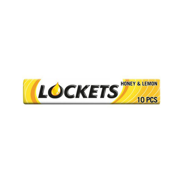 Lockets Honey and Lemon Cough Sweet Menthol Lozenges 41g