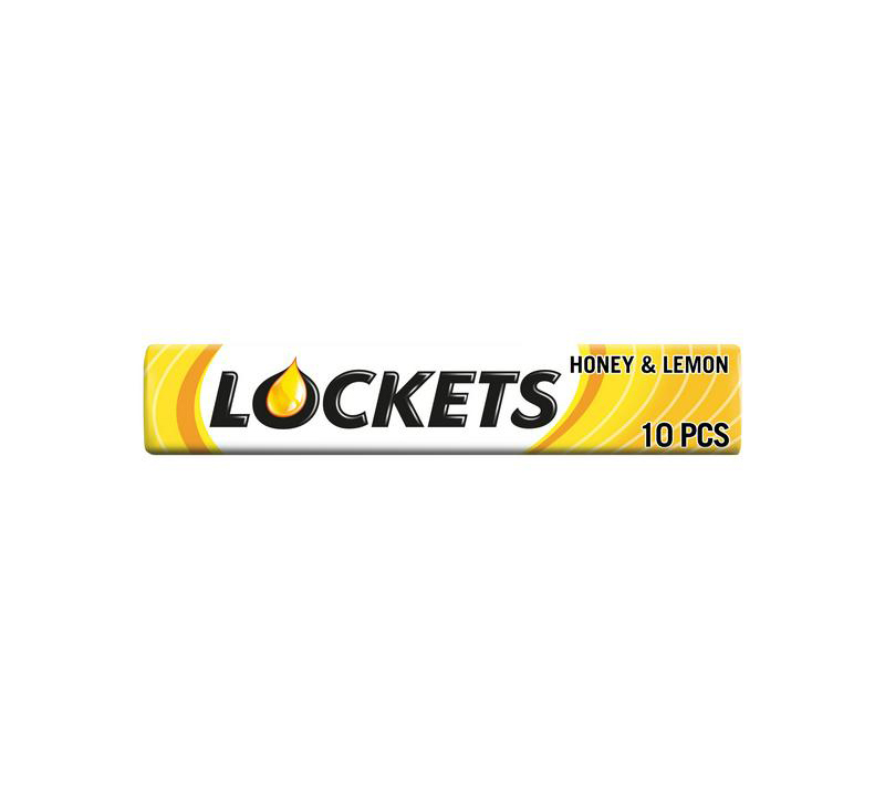 Lockets Honey and Lemon Cough Sweet Menthol Lozenges 41g