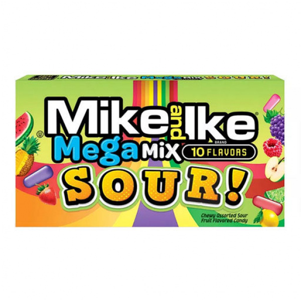 Mike and Ike Mega Mix Sour Theatre Box (141g)