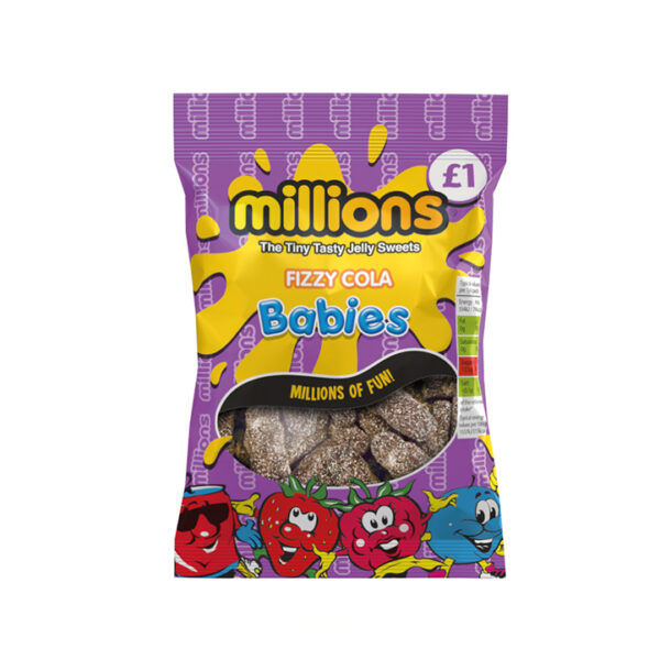 Millions Fizzy Cola Babies 120g