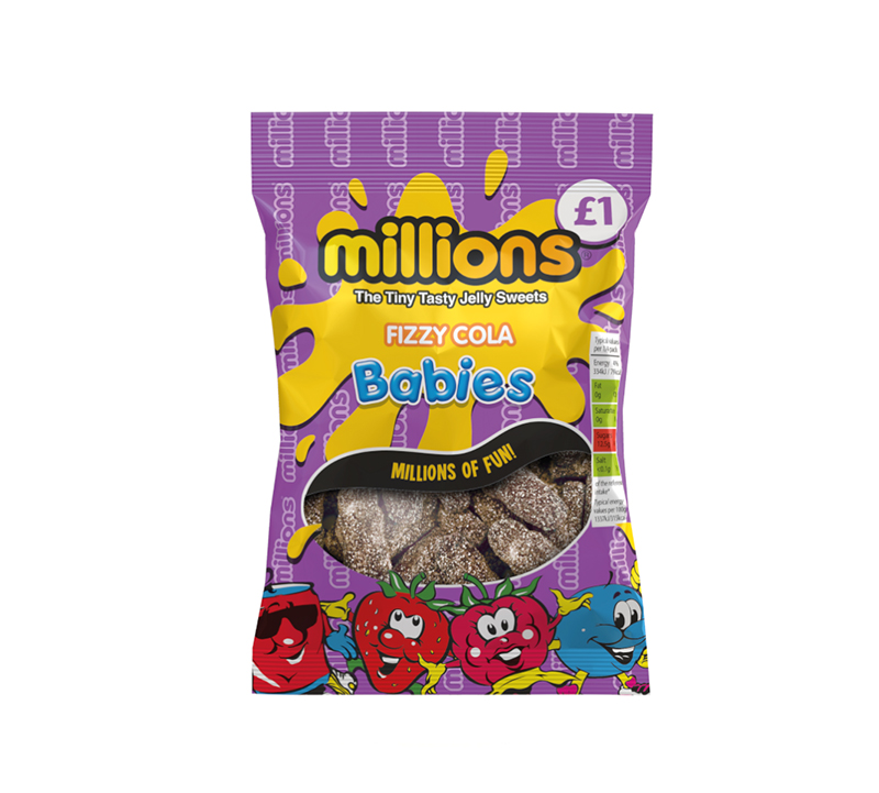 Millions Fizzy Cola Babies 120g