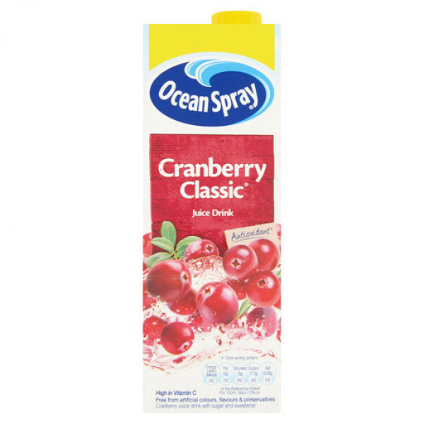 Ocean Spray Cranberry Juice 1l