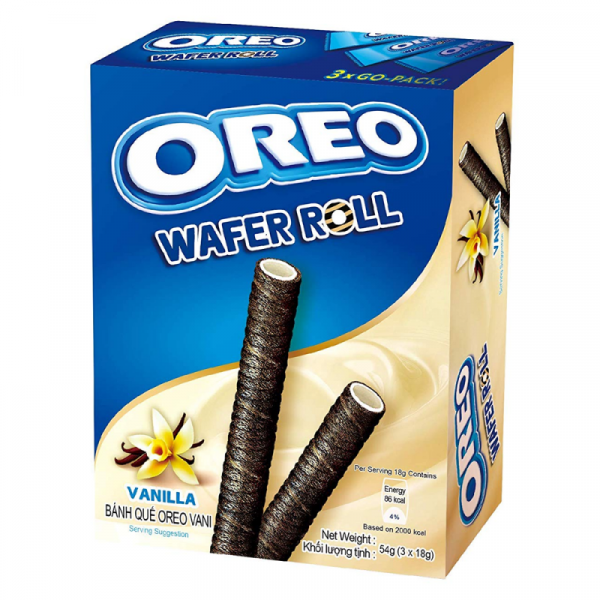 Oreo Vanilla Wafer Roll 54g
