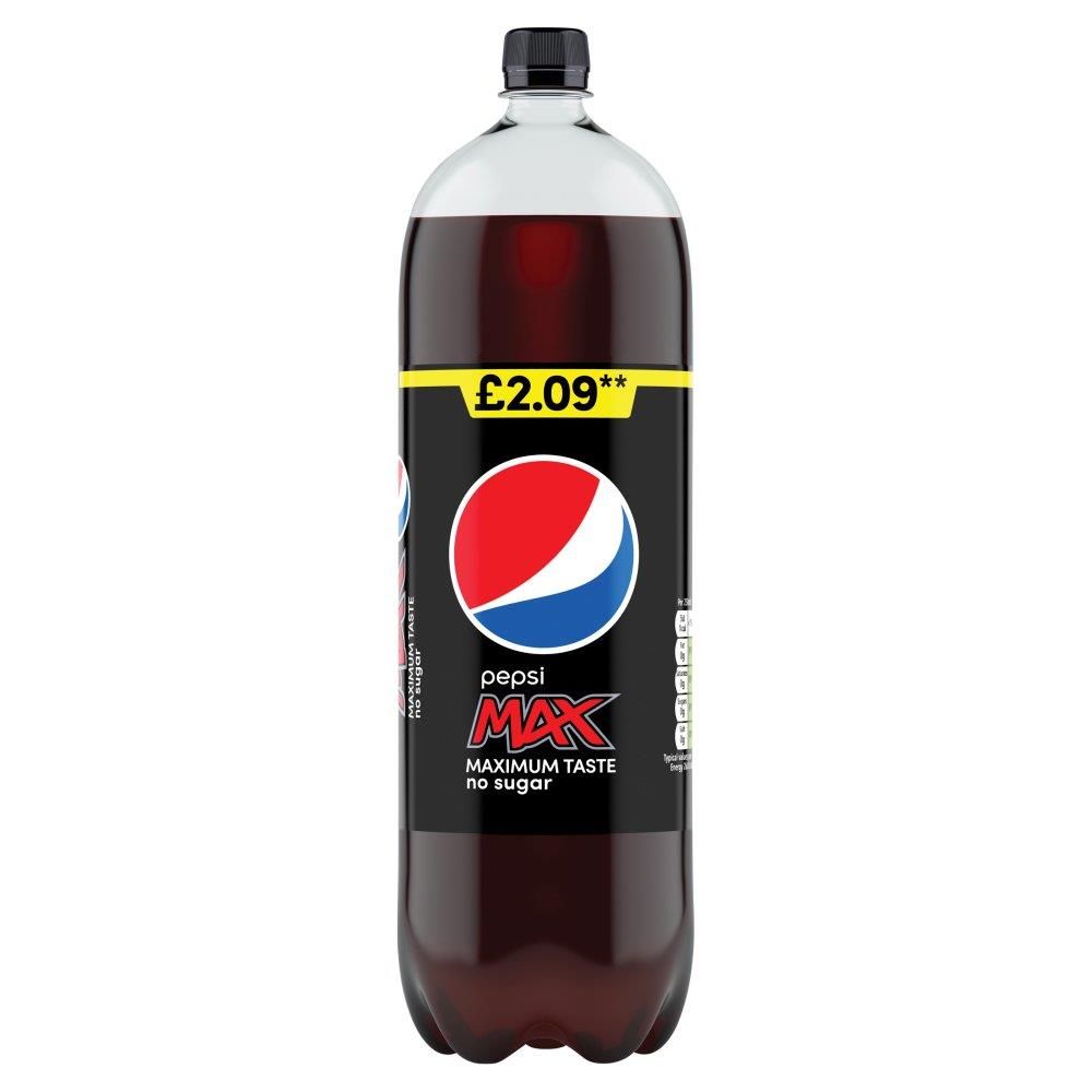 Pepsi Max PM £2.09 2L