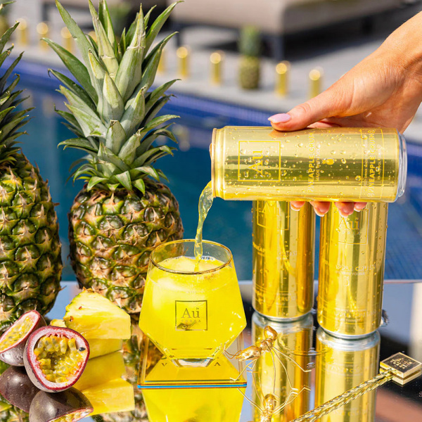 Au Vodka Pineapple Crush Soda RTD 330ml