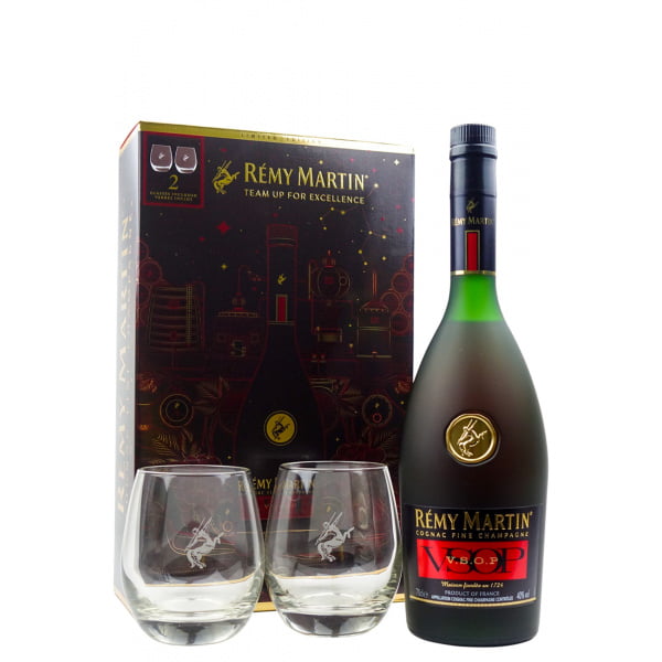 Remy Martin VSOP Gift Set With 2 Glasses 70cl / 700ml