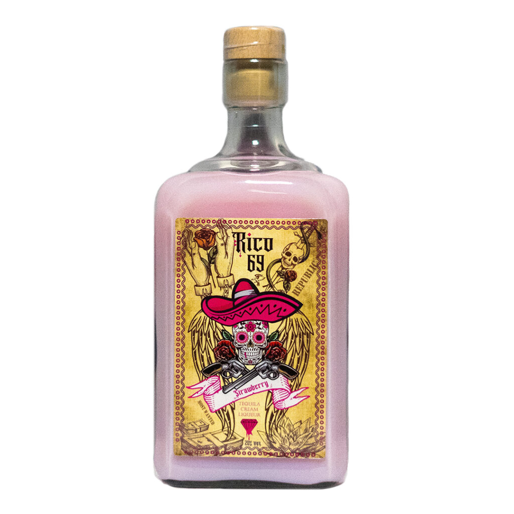 Rico 69 Strawberry Tequila Cream Liqueur 70cl 700ml