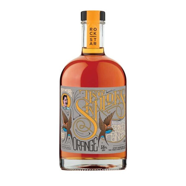 Rockstar Spirits Two Swallows Orange & Ginger Rum 50cl 500ml