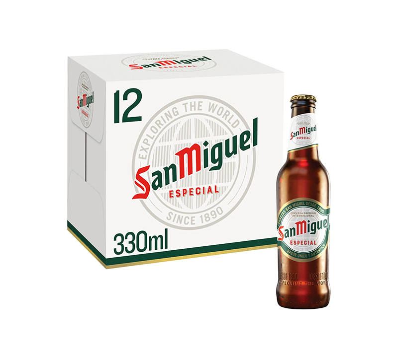 San Miguel Premium Lager Beer Bottles 12x330ml Img