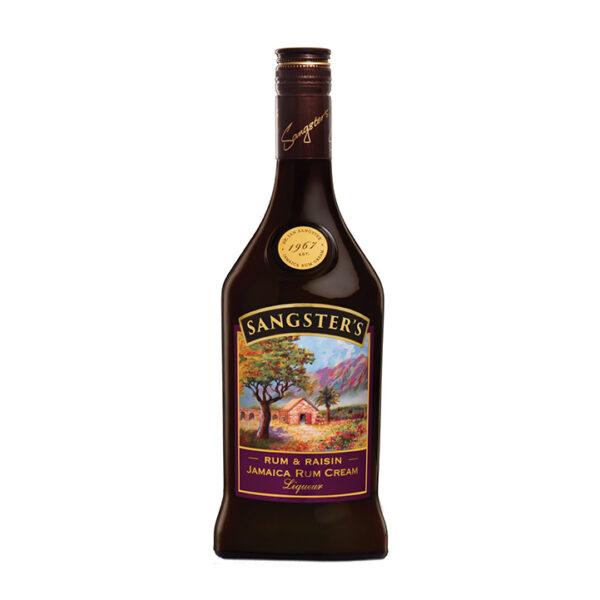 Sangsters Jamaican Rum & Raisin Rum Cream Liqueur 75cl 750ml