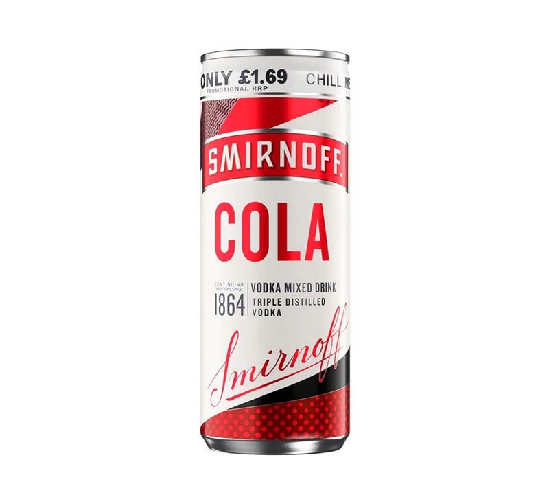 Smirnoff Cola RTD PM 25cl 250ml