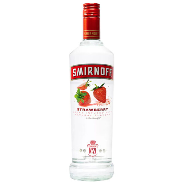 Smirnoff Strawberry Vodka 75cl 750ml