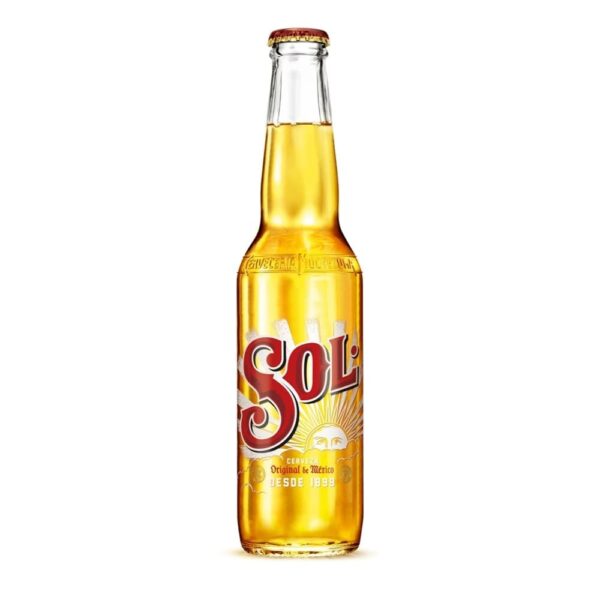 Sol Original Lager Beer Bottle 330ml