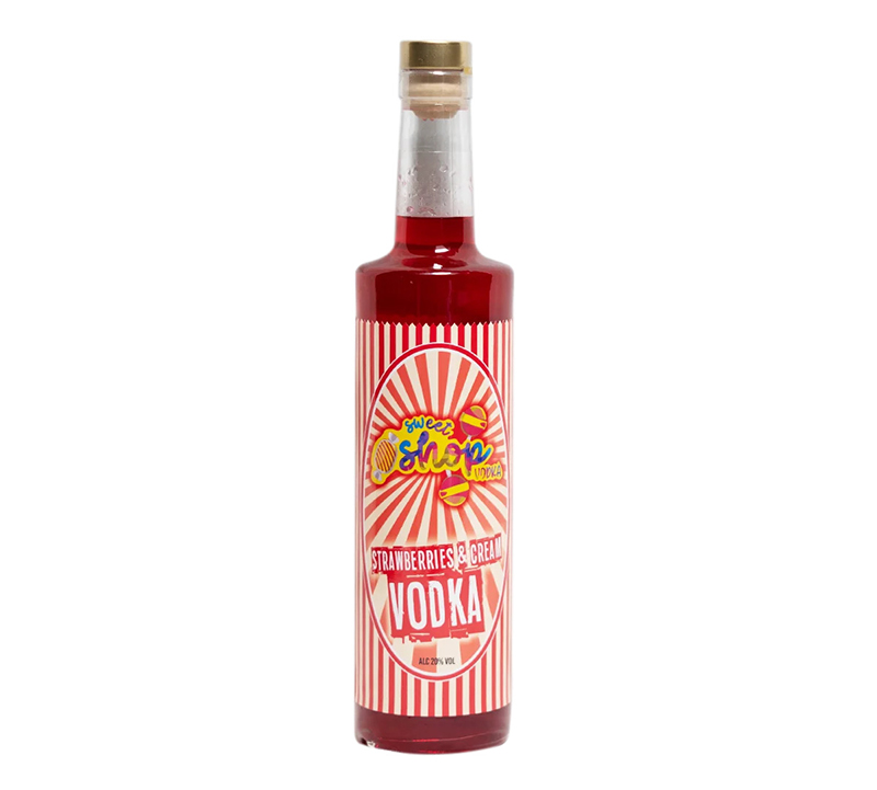 Sweet Shop Vodka Strawberries & Cream 70cl 700ml