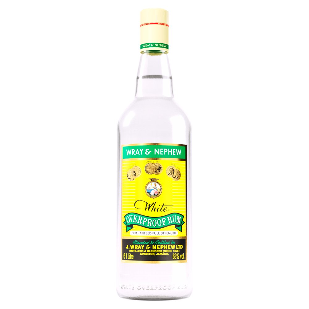 Wray & Nephew White Overproof Rum 1L Wray & Nephew White Overproof Rum 1L
