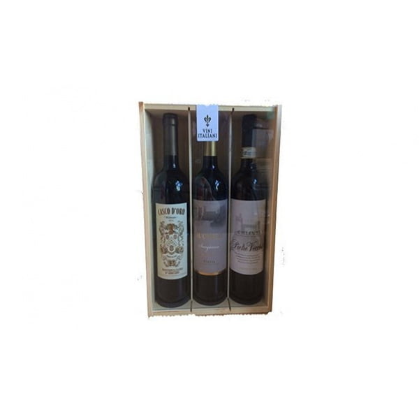 Vini Italia Red Wine Gift Set 75cl x3