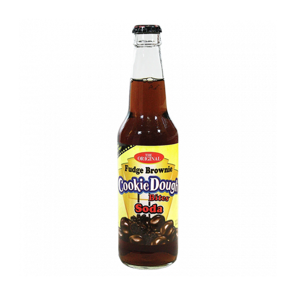 Rocket Fizz Cookie Dough Bites Fudge Brownie Soda 355ml