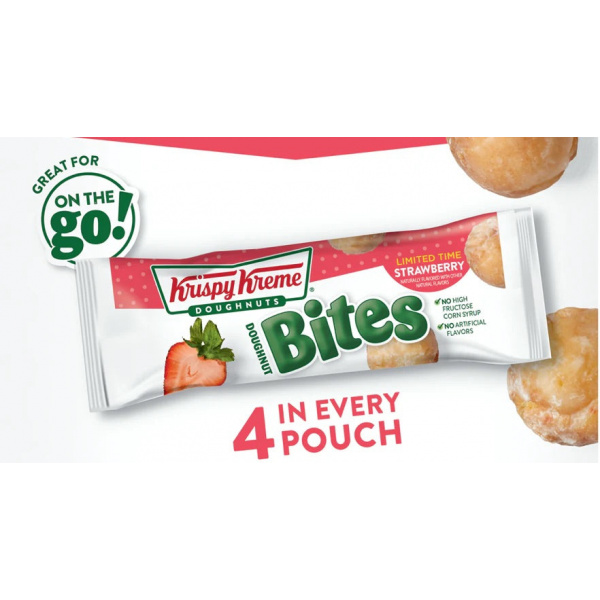 Krispy Kreme Doughnut Bites Strawberry 57g
