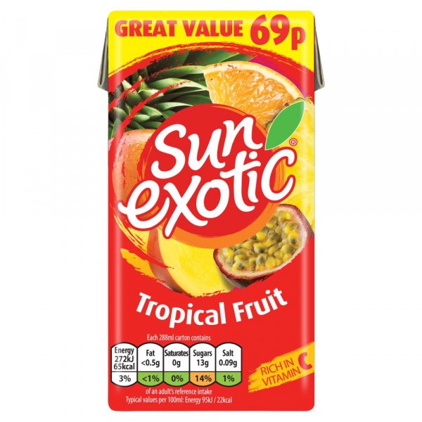 Sun Exotic Tropical Juice PM 288ml
