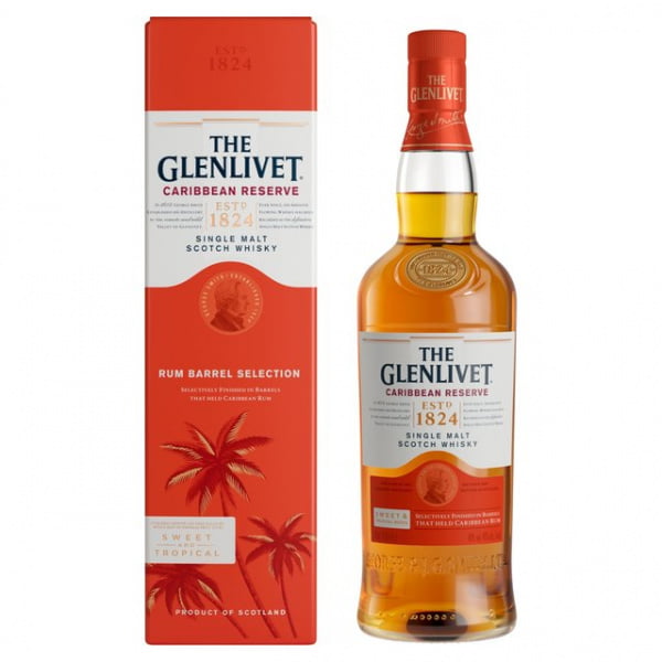 The Glenlivet Caribbean Reserve Single Malt Scotch Whisky 70cl / 700ml