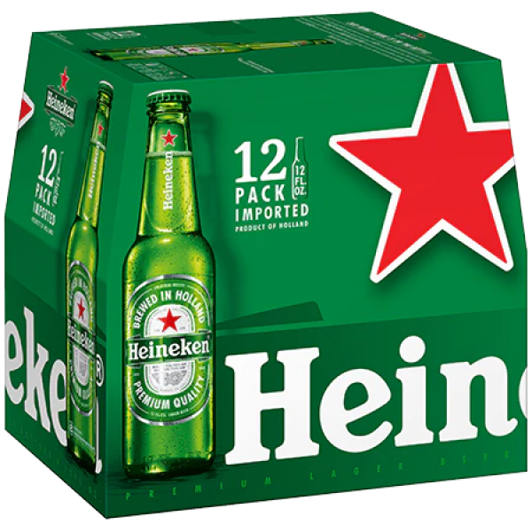 Heineken Lager Bottles 12 Pack 330ml
