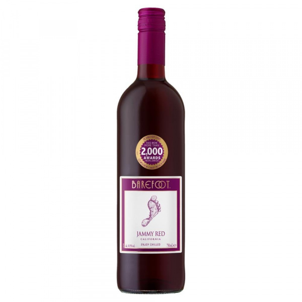 Barefoot Jammy Red Wine 750ml / 75cl