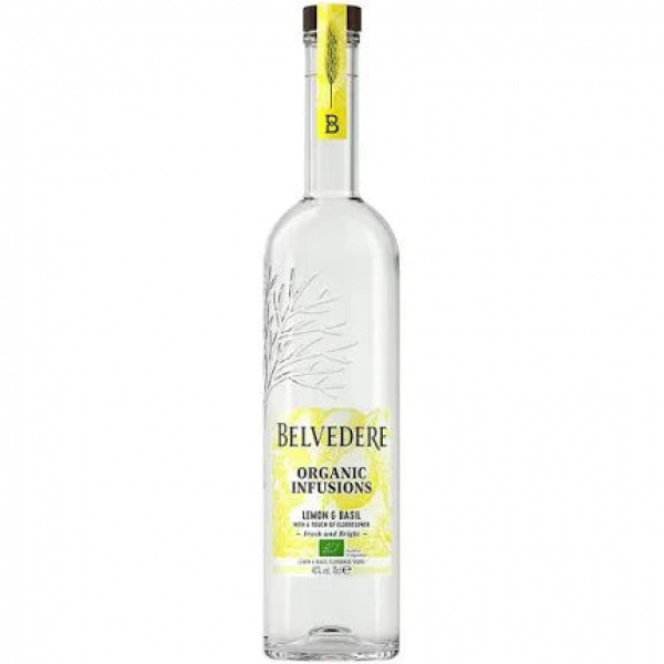 Belvedere Organic Infusions Lemon & Basil Vodka 70cl / 700ml
