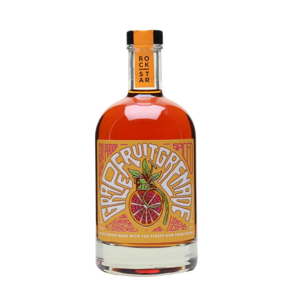 Rockstars Grapefruit Grenade Overproof Spiced Rum 50cl / 500ml
