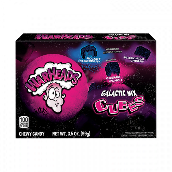 Warheads Galactic Cubes Box 85g