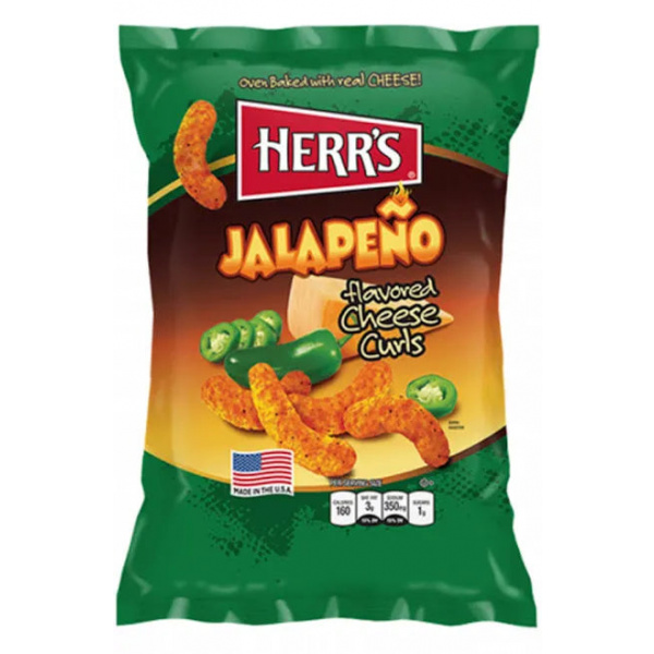 Herr’s Jalapeño Cheesy Curls 28g